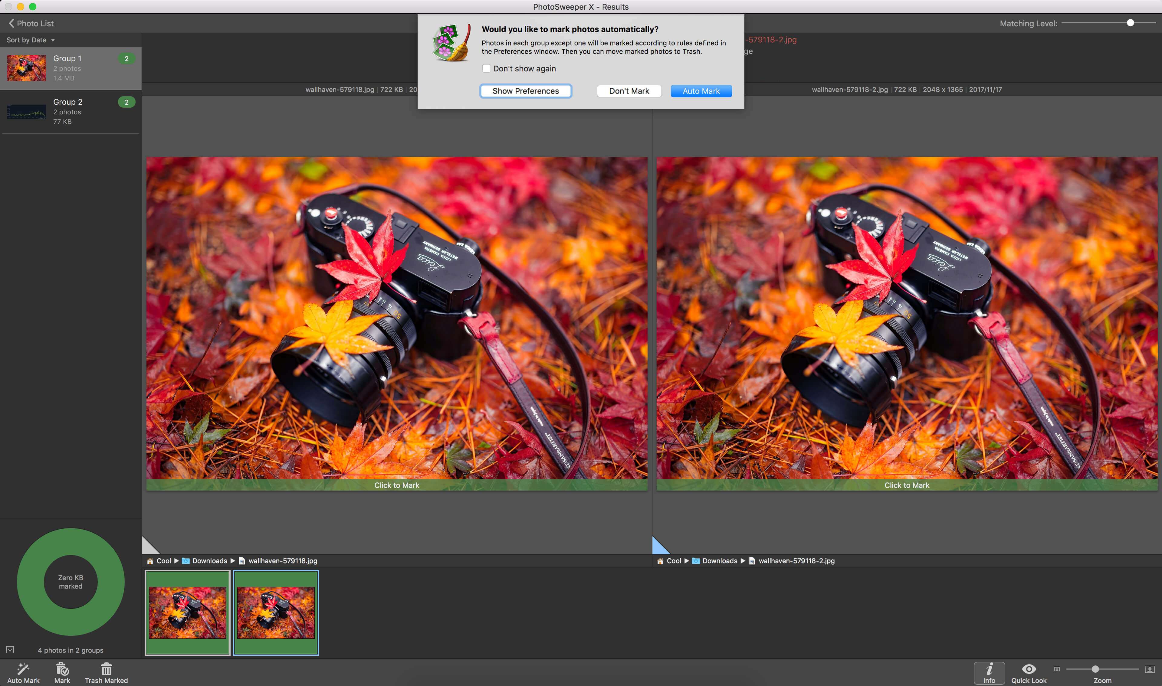 PhotoSweeper 3.4.0 清除电脑上重复照片 - 马可菠萝.jpg